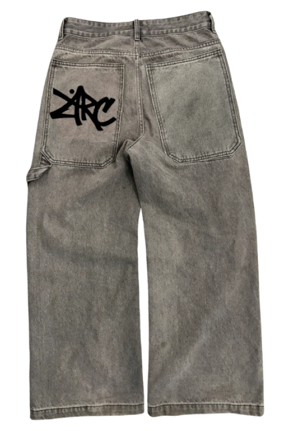 PRE-ORDER | BAGGY GREY JEANS