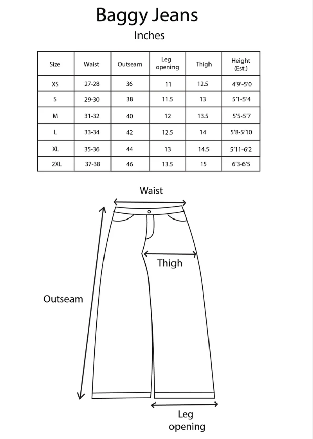 PRE-ORDER | BAGGY BLUE JEANS